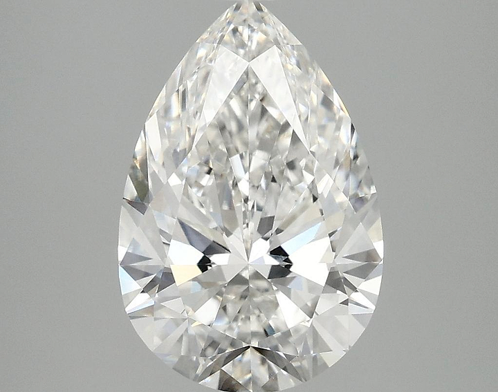 3.02 Carat Pear Shaped Excellent Cut VVS2 IGI Certified Lab Grown Diamond