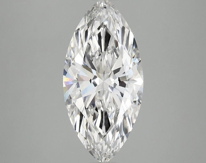3.09 Carat Marquise Shaped Excellent Cut VS2 IGI Certified Lab Grown Diamond