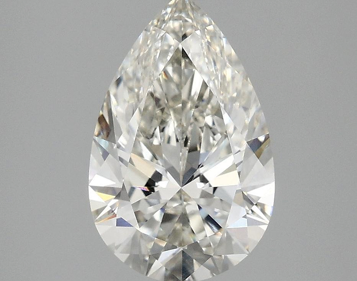 2.04 Carat Pear Shaped Ideal Cut VVS2 IGI Certified Lab Grown Diamond