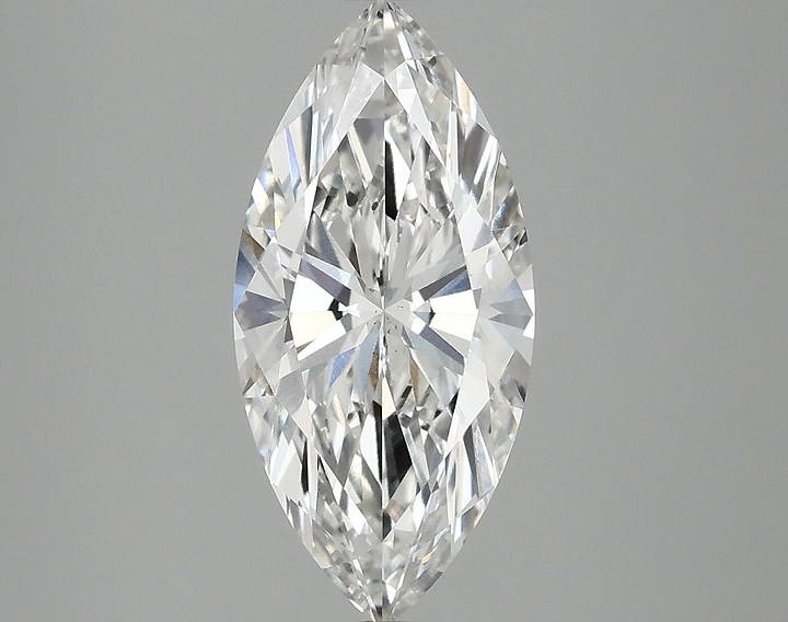 2.52 Carat Marquise Shaped Excellent Cut VS2 IGI Certified Lab Grown Diamond
