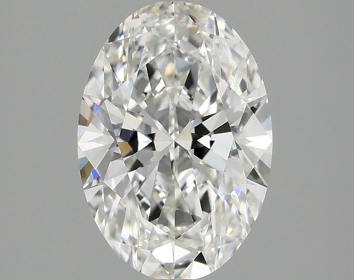 2.09 Carat Oval Shaped Ideal Cut VVS2 IGI Certified Lab Grown Diamond