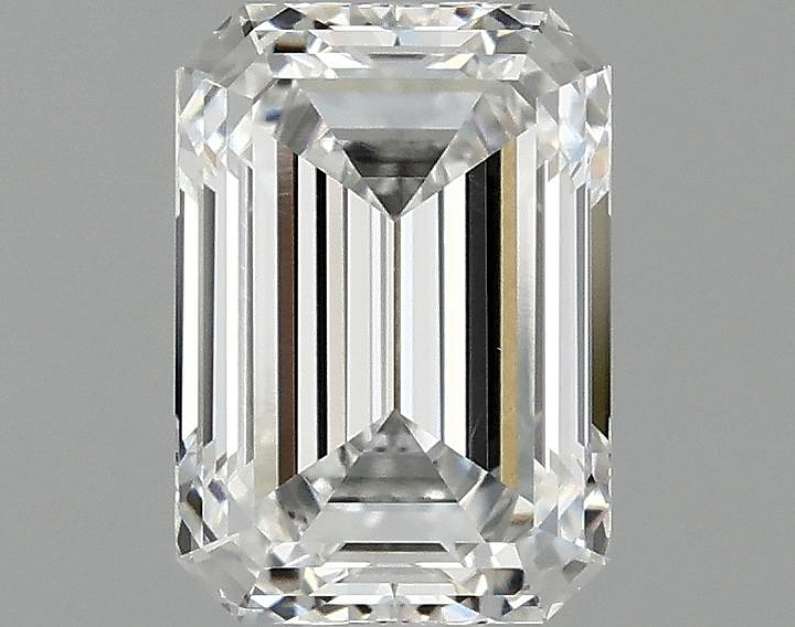0.98 Carat Emerald Shaped Ideal Cut VVS2 IGI Certified Lab Grown Diamond