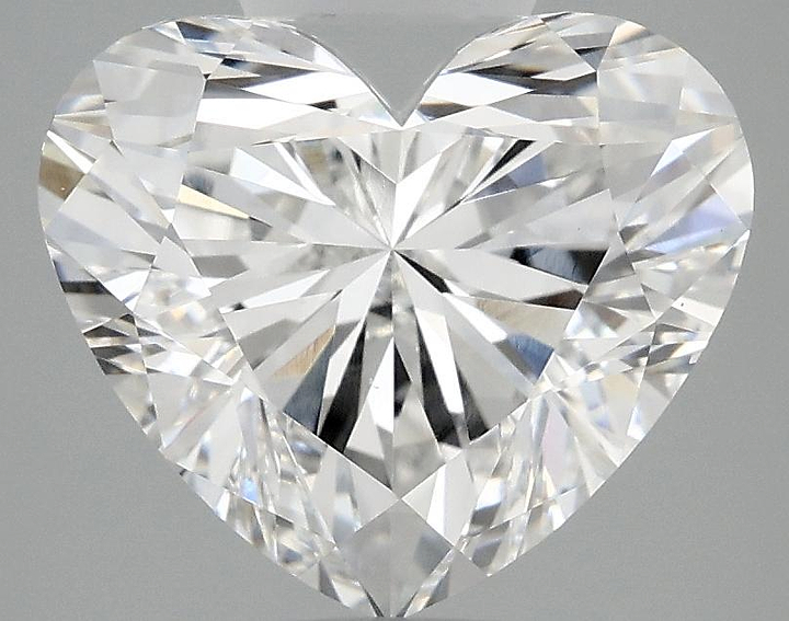 3.93 Carat Heart Shaped Excellent Cut VS1 IGI Certified Lab Grown Diamond
