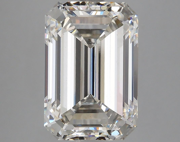 5.62 Carat Emerald Shaped Excellent Cut VS1 IGI Certified Lab Grown Diamond