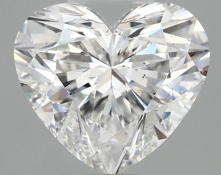 3.08 Carat Heart Shaped Ideal Cut SI1 IGI Certified Lab Grown Diamond