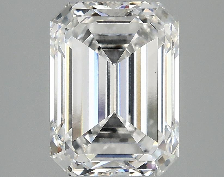 2.98 Carat Emerald Shaped Excellent Cut VVS2 IGI Certified Lab Grown Diamond