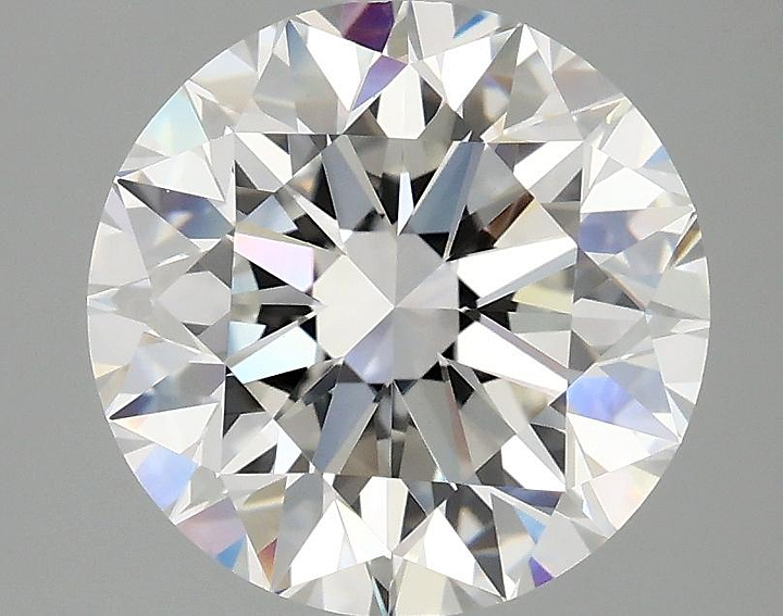 3.06 Carat Round Shaped Excellent Cut VVS2 IGI Certified Lab Grown Diamond