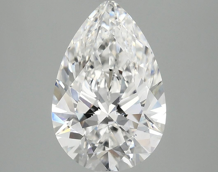 3.04 Carat Pear Shaped Excellent Cut VVS2 IGI Certified Lab Grown Diamond