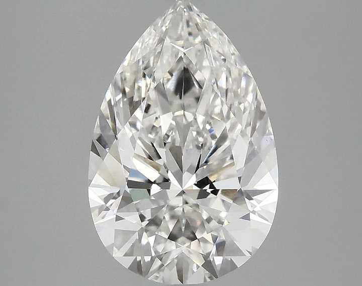 3.05 Carat Pear Shaped Excellent Cut VS1 IGI Certified Lab Grown Diamond