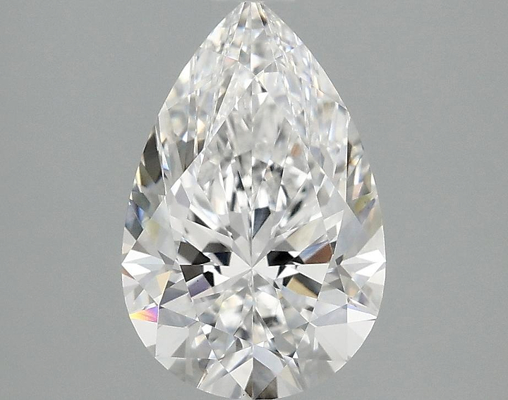 2.08 Carat Pear Shaped Excellent Cut VVS2 IGI Certified Lab Grown Diamond