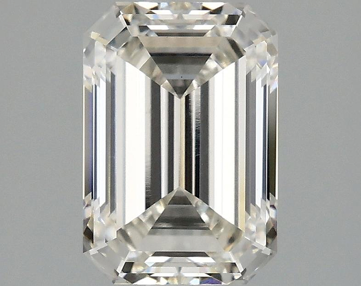 2.06 Carat Emerald Shaped Ideal Cut VVS2 IGI Certified Lab Grown Diamond
