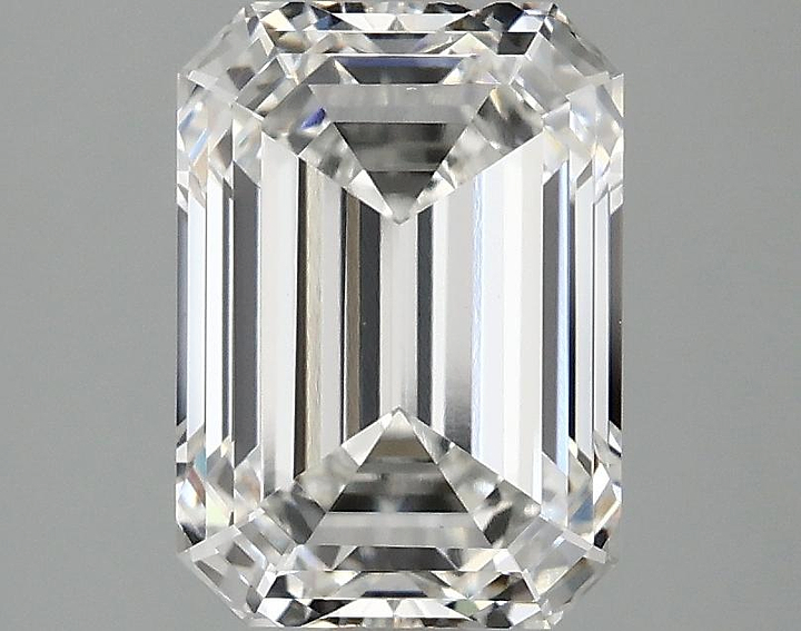 2.86 Carat Emerald Shaped Ideal Cut VS1 IGI Certified Lab Grown Diamond