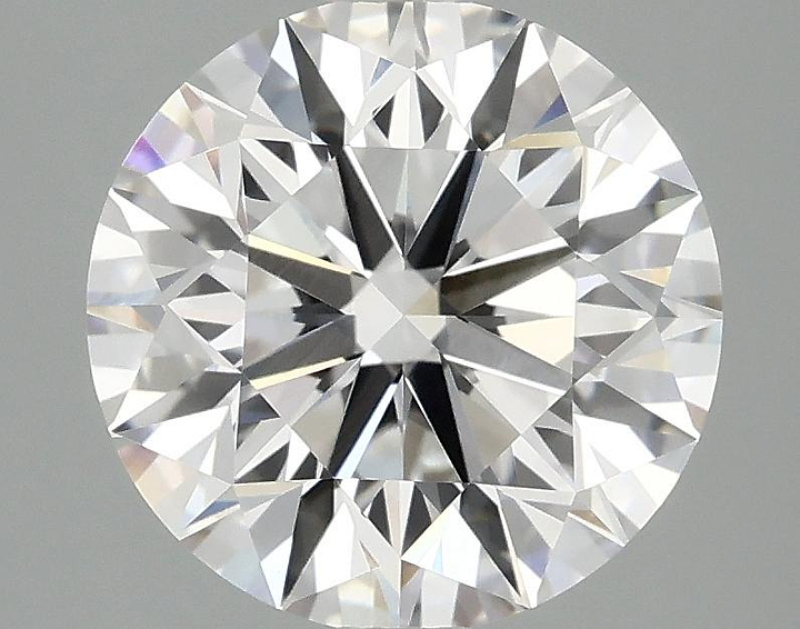 3.09 Carat Round Shaped Excellent Cut VVS2 IGI Certified Lab Grown Diamond