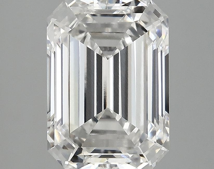3.03 Carat Emerald Shaped Excellent Cut VS1 IGI Certified Lab Grown Diamond