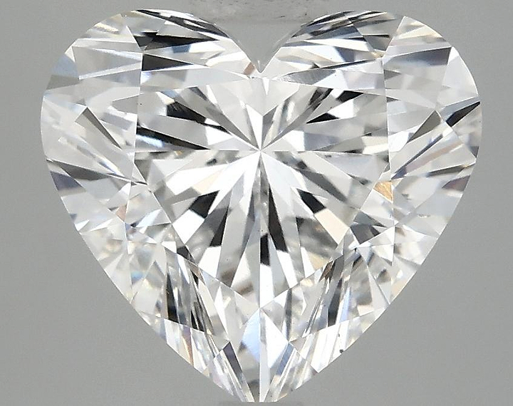 3.84 Carat Heart Shaped Ideal Cut VS1 IGI Certified Lab Grown Diamond