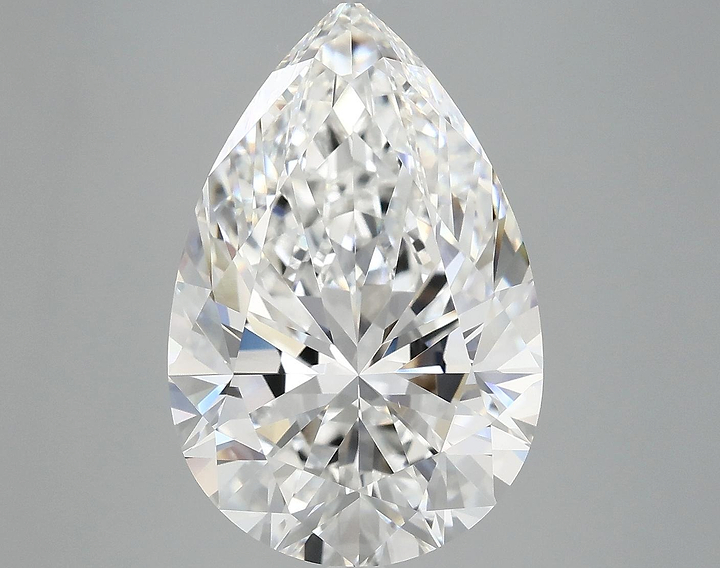 6.63 Carat Pear Shaped Excellent Cut VS1 IGI Certified Lab Grown Diamond