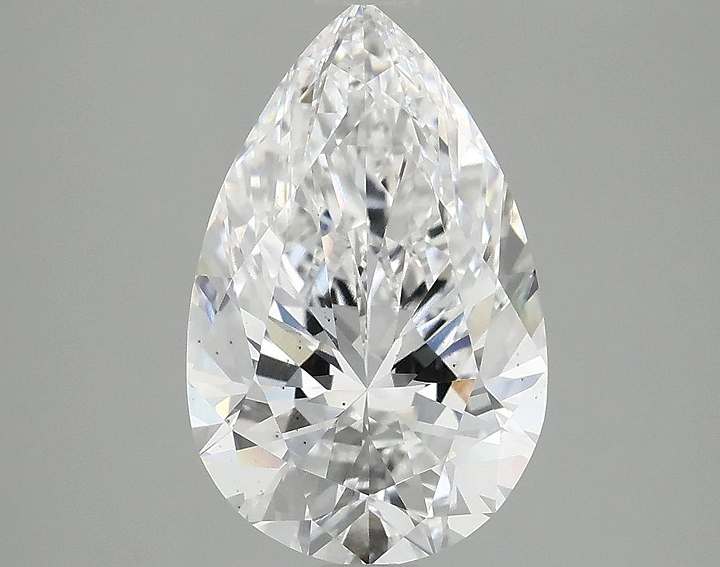 3.05 Carat Pear Shaped Ideal Cut SI1 IGI Certified Lab Grown Diamond