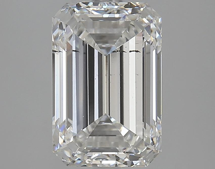3.73 Carat Emerald Shaped Excellent Cut SI1 IGI Certified Lab Grown Diamond