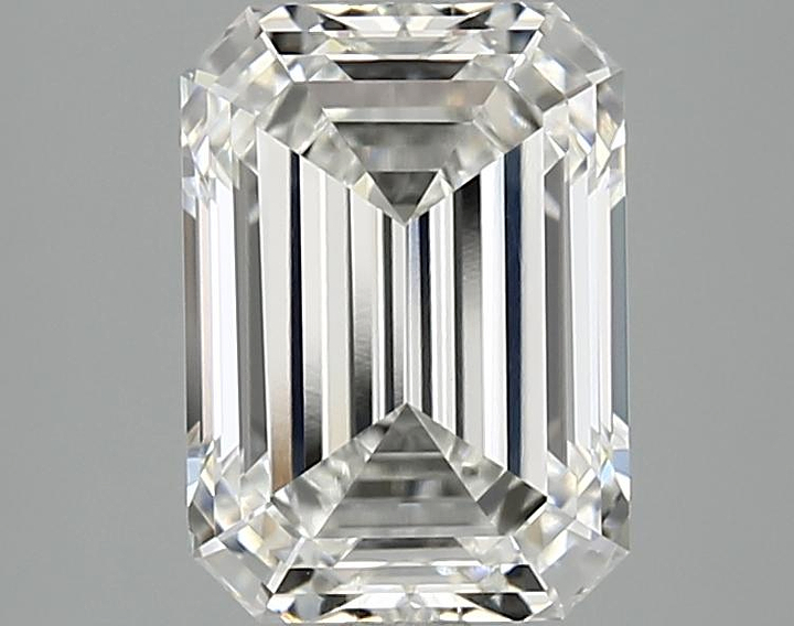 3.03 Carat Emerald Shaped Excellent Cut VVS2 IGI Certified Lab Grown Diamond