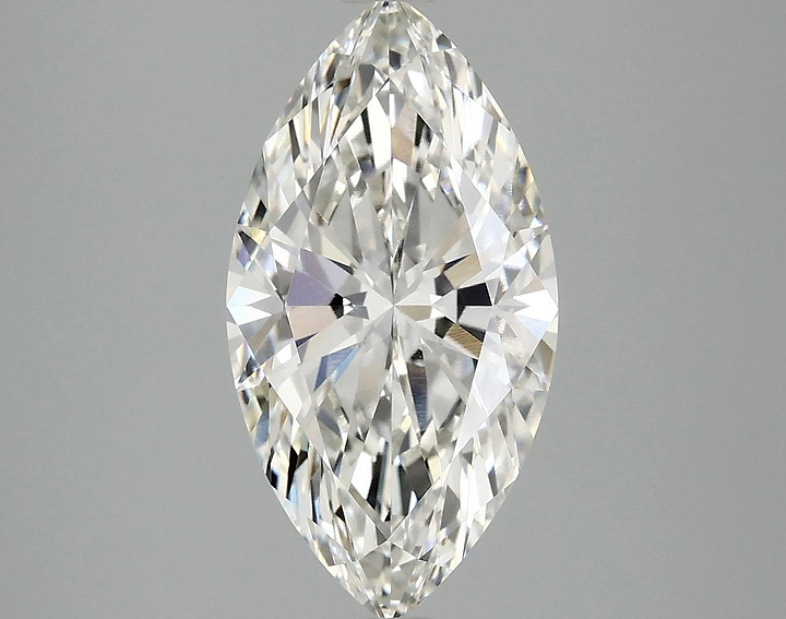 3.06 Carat Marquise Shaped Excellent Cut VVS2 IGI Certified Lab Grown Diamond