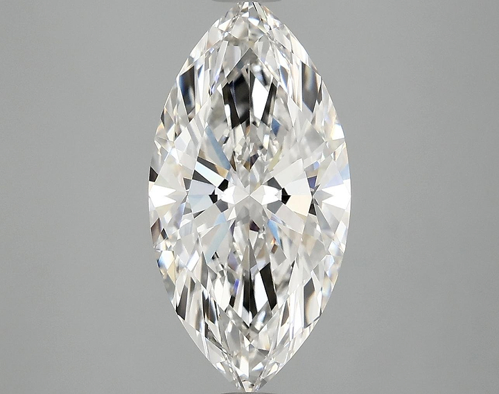 3.09 Carat Marquise Shaped Ideal Cut VVS2 IGI Certified Lab Grown Diamond
