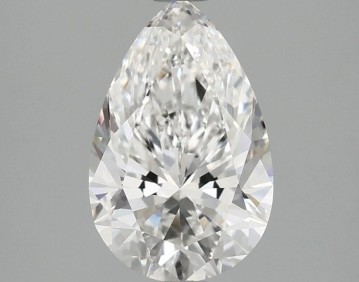 2.07 Carat Pear Shaped Ideal Cut VVS2 IGI Certified Lab Grown Diamond