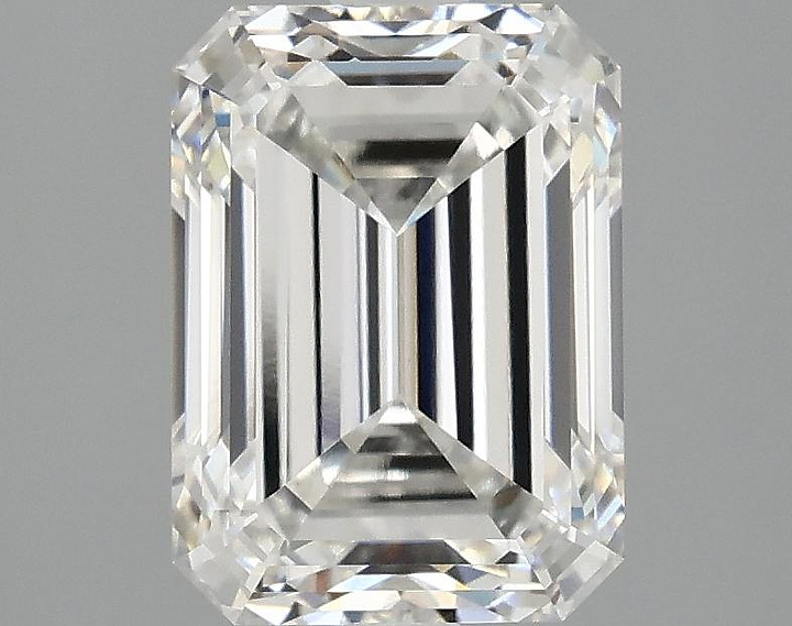 2.56 Carat Emerald Shaped Excellent Cut VVS2 IGI Certified Lab Grown Diamond
