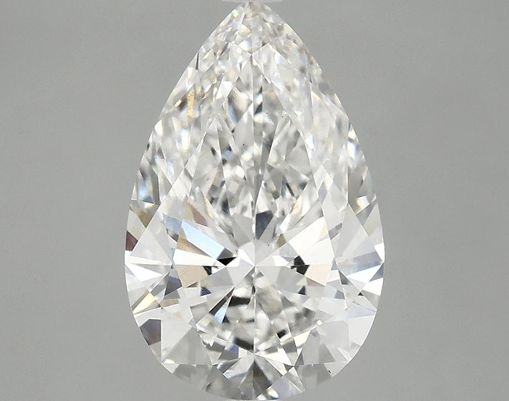 3.09 Carat Pear Shaped Ideal Cut VS1 IGI Certified Lab Grown Diamond