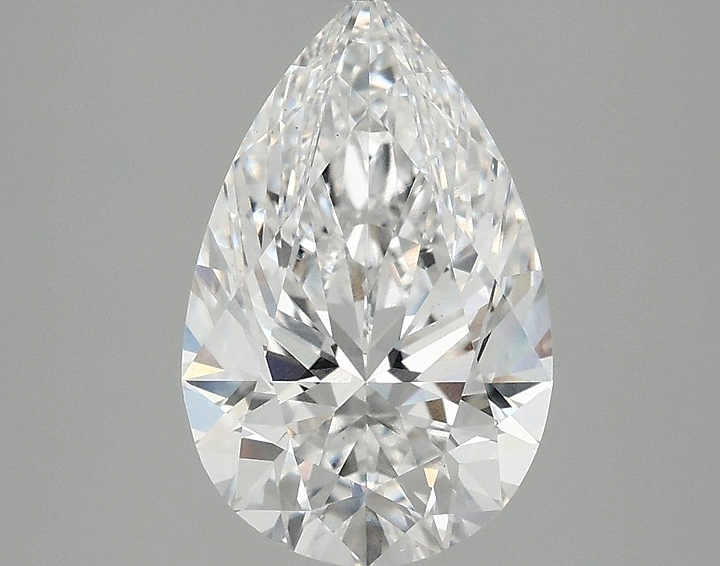 2.88 Carat Pear Shaped Ideal Cut VS1 IGI Certified Lab Grown Diamond