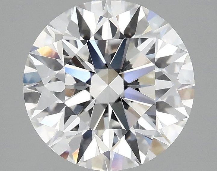 3.09 Carat Round Shaped Excellent Cut VVS2 IGI Certified Lab Grown Diamond
