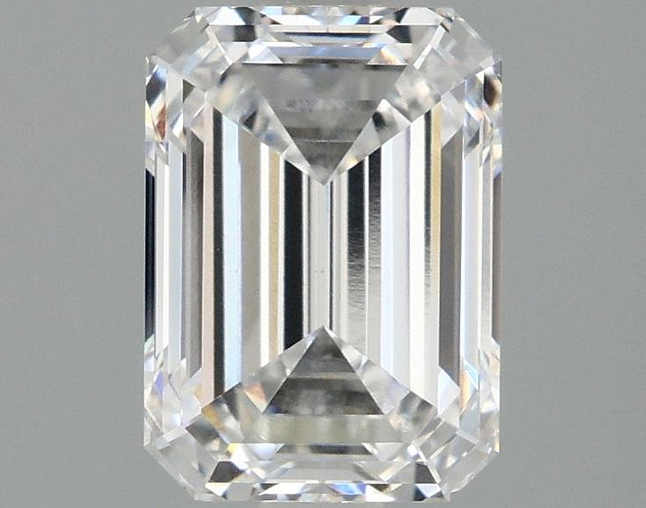 1.97 Carat Emerald Shaped Excellent Cut VVS2 IGI Certified Lab Grown Diamond