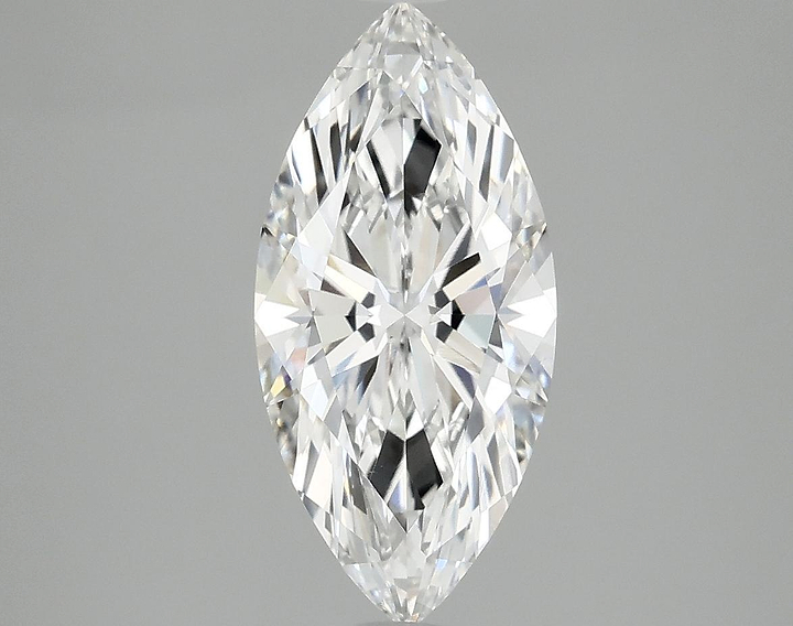 2.1 Carat Marquise Shaped Excellent Cut VVS2 IGI Certified Lab Grown Diamond