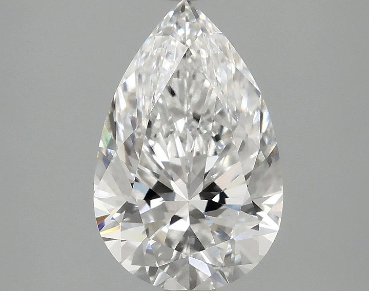 1.95 Carat Pear Shaped Ideal Cut VVS2 IGI Certified Lab Grown Diamond