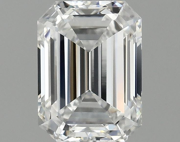 0.97 Carat Emerald Shaped Excellent Cut VVS2 IGI Certified Lab Grown Diamond