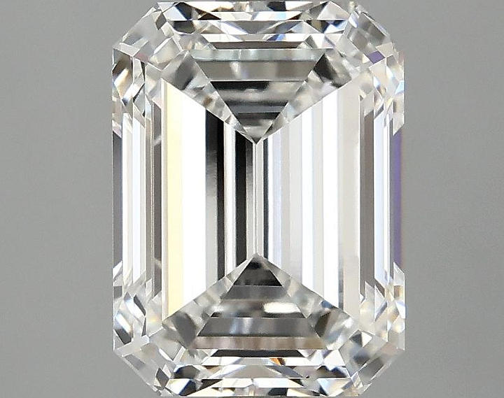 2.98 Carat Emerald Shaped Excellent Cut VVS2 IGI Certified Lab Grown Diamond