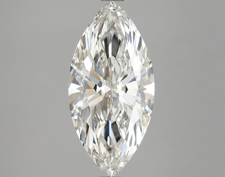 2.88 Carat Marquise Shaped Excellent Cut VS2 IGI Certified Lab Grown Diamond