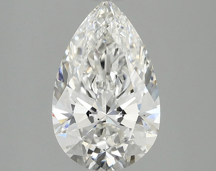 2.1 Carat Pear Shaped Ideal Cut VS2 IGI Certified Lab Grown Diamond