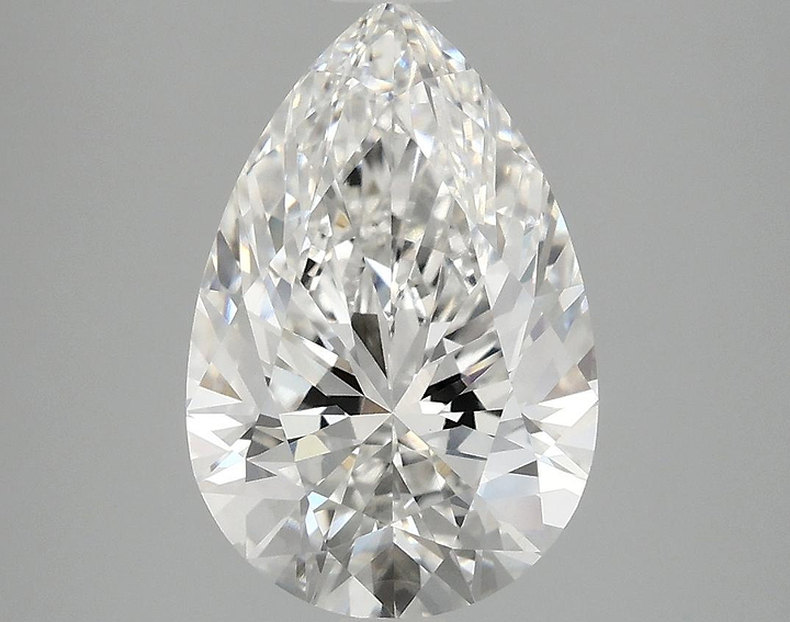 3.05 Carat Pear Shaped Excellent Cut VVS2 IGI Certified Lab Grown Diamond