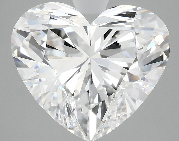4.29 Carat Heart Shaped Ideal Cut VVS2 IGI Certified Lab Grown Diamond