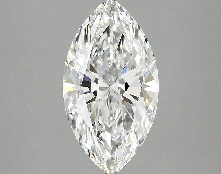 2.01 Carat Marquise Shaped Excellent Cut VVS1 IGI Certified Lab Grown Diamond
