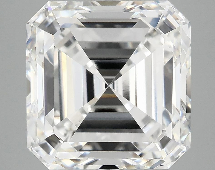7.47 Carat Asscher Shaped Ideal Cut VS1 IGI Certified Lab Grown Diamond