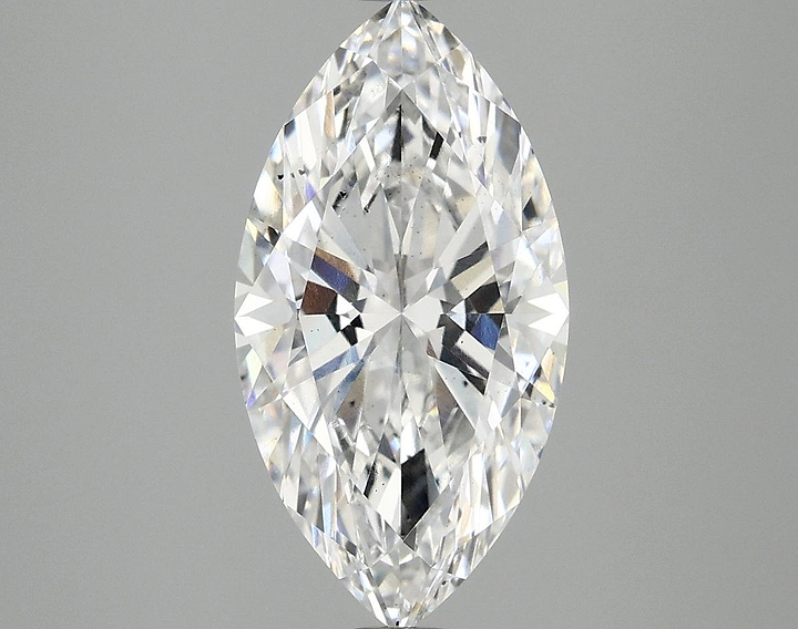 2.89 Carat Marquise Shaped Excellent Cut SI1 IGI Certified Lab Grown Diamond