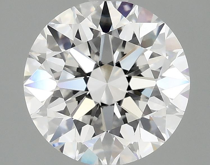 2.55 Carat Round Shaped Excellent Cut VVS2 IGI Certified Lab Grown Diamond
