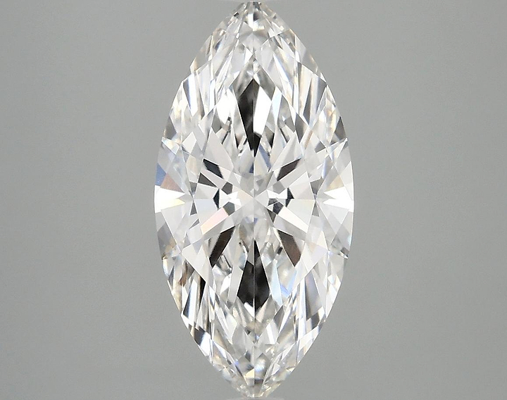 2.03 Carat Marquise Shaped Excellent Cut VVS2 IGI Certified Lab Grown Diamond