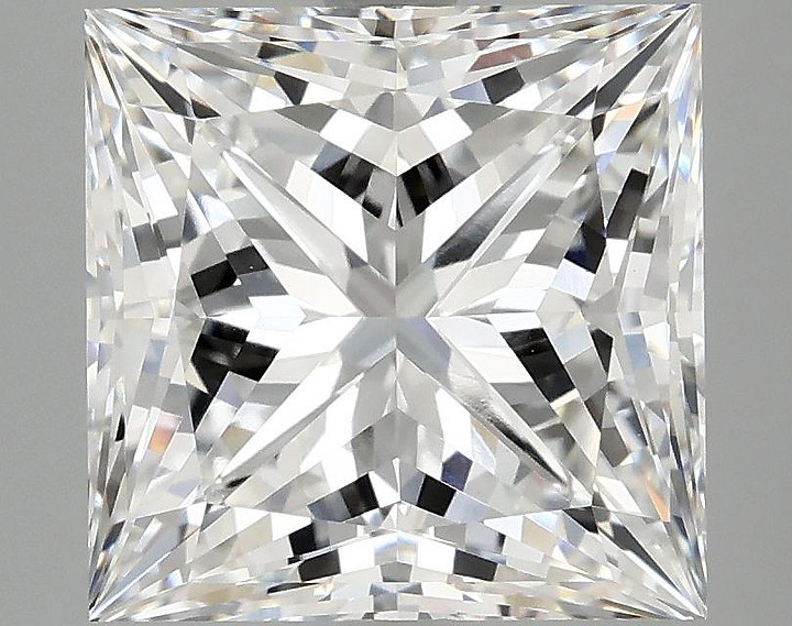 5.1 Carat Princess Shaped Ideal Cut VVS2 IGI Certified Lab Grown Diamond
