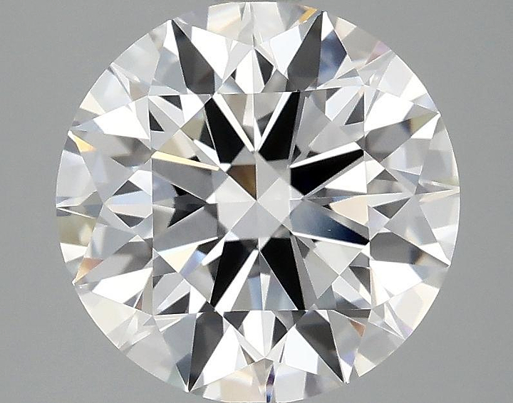 3.09 Carat Round Shaped Ideal Cut VVS2 IGI Certified Lab Grown Diamond