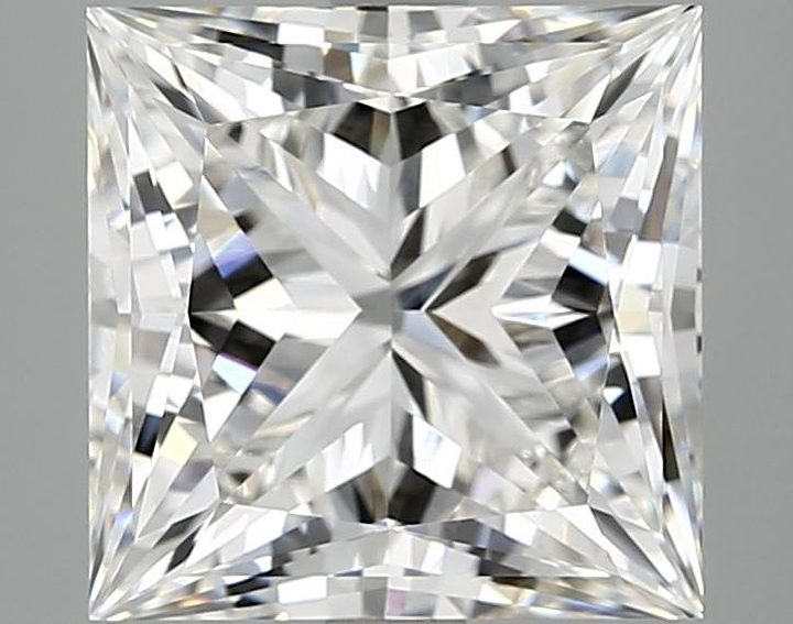 4.36 Carat Princess Shaped Ideal Cut VVS2 IGI Certified Lab Grown Diamond