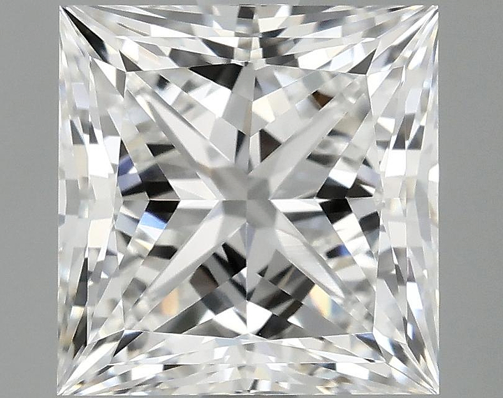 2.17 Carat Princess Shaped Ideal Cut VVS2 IGI Certified Lab Grown Diamond