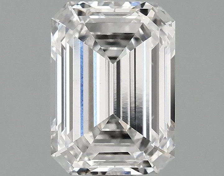 1.59 Carat Emerald Shaped Ideal Cut VS2 IGI Certified Lab Grown Diamond