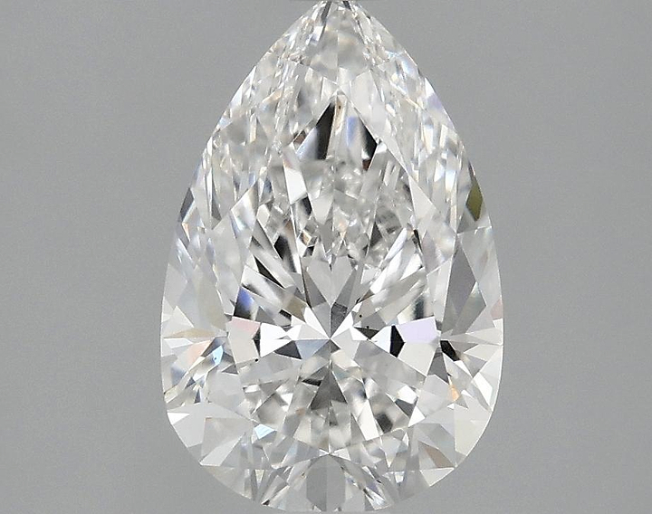 1.57 Carat Pear Shaped Excellent Cut VS1 IGI Certified Lab Grown Diamond